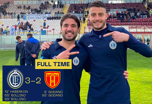 L'Fc Lamezia piega il San Luca al Granillo e resta a -5 dalla vetta