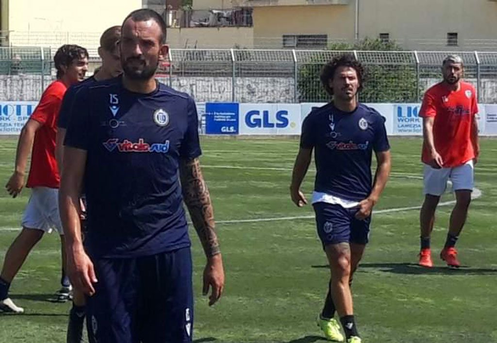 Largo 6-1 dell'Fc Lamezia al Campora nell'allenamento congiunto del Riga