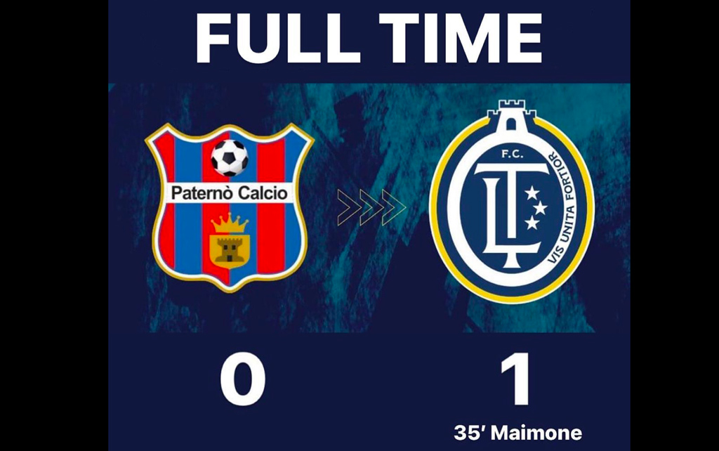 L'Fc Lamezia passa di stretta misura a Paternò e resta secondo con il Locri