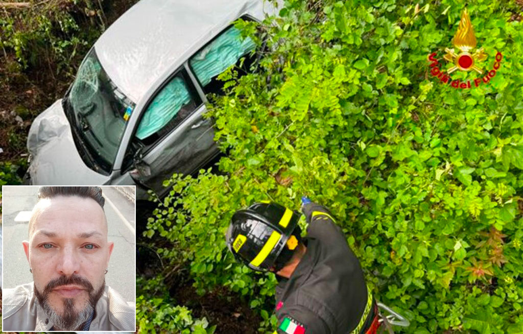 Scontro fra auto in Lombardia, una finisce in scarpata: perde la vita 42enne calabrese