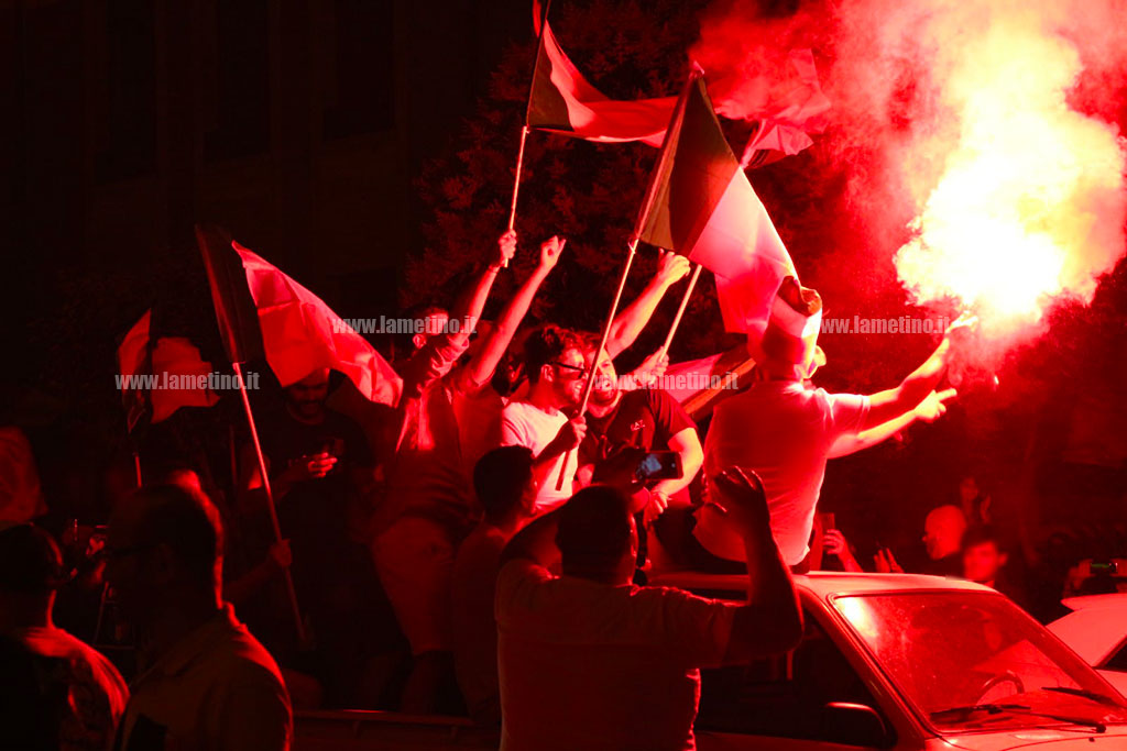 L’Italia vince gli Europei di Calcio contro l’Inghilterra, anche a Lamezia esplode la festa