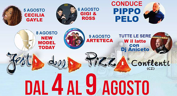 Lamezia: il 3 agosto presentazione ufficiale della “Festa della Pizza Conflenti”