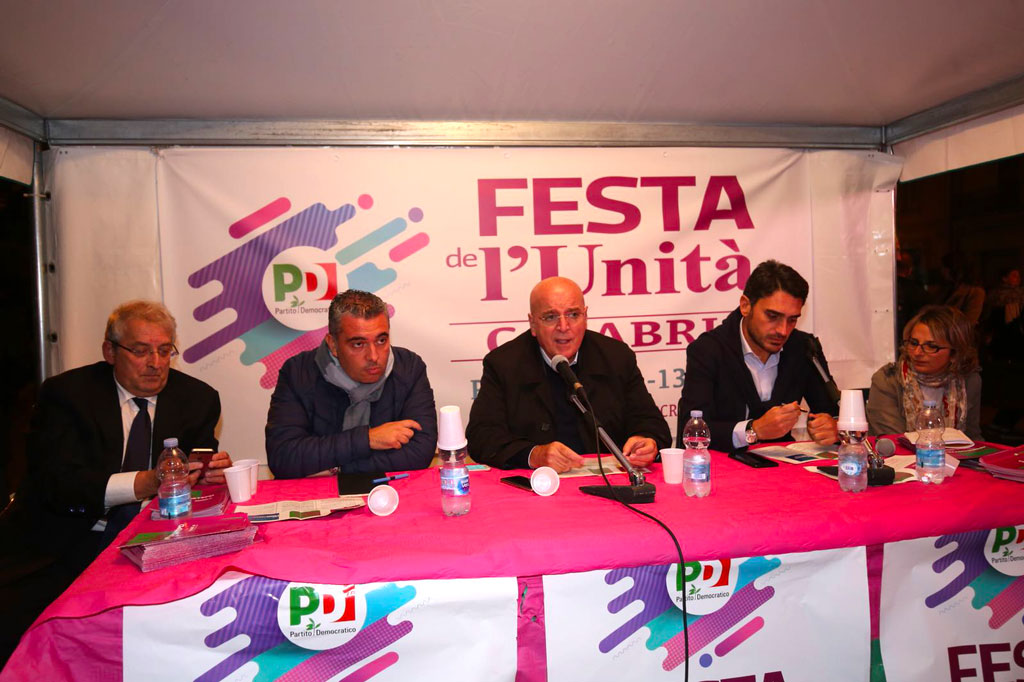 Oliverio ha concluso la Festa dell’Unità a Rogliano