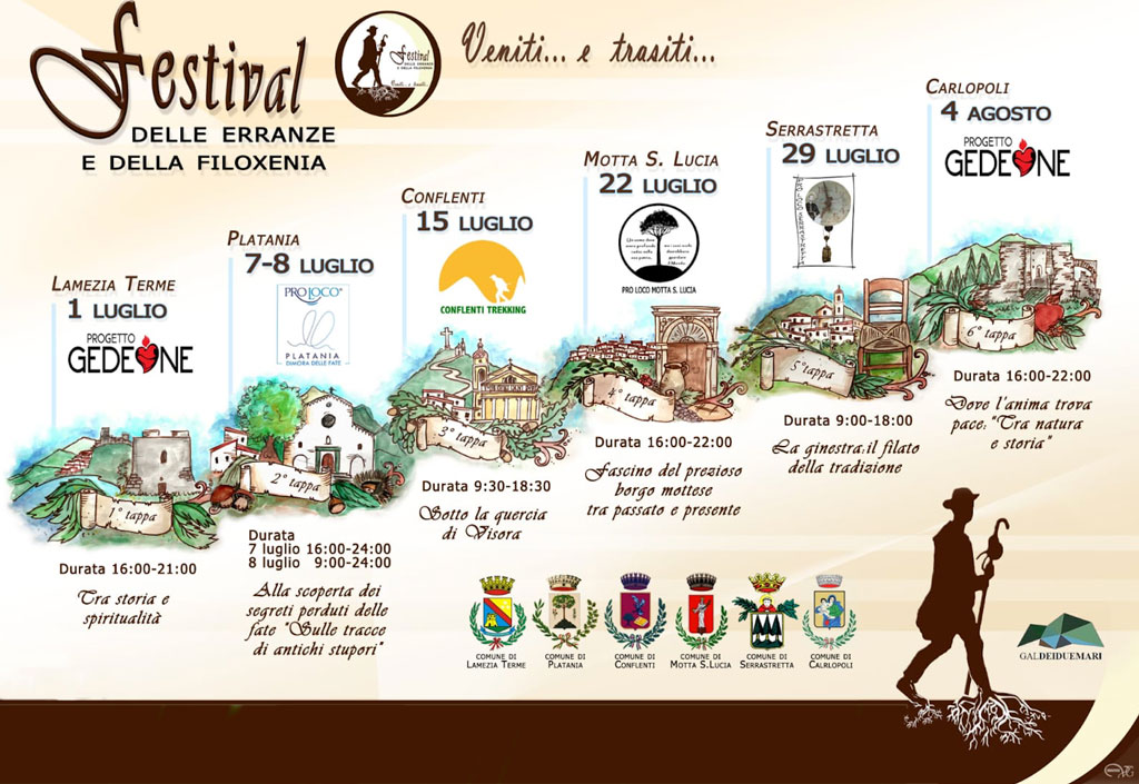 "Festival delle Erranze e della Filoxenia" da Lamezia a Carlopoli: domenica la presentazione