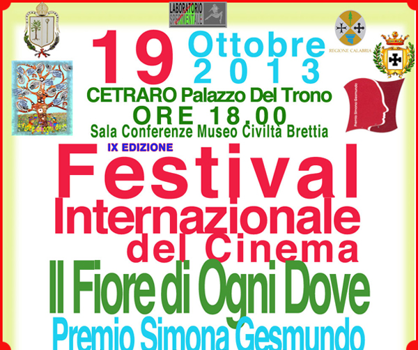 Calabria: Festival del cinema “Il fiore di ogni dove” il 19 a Cetraro