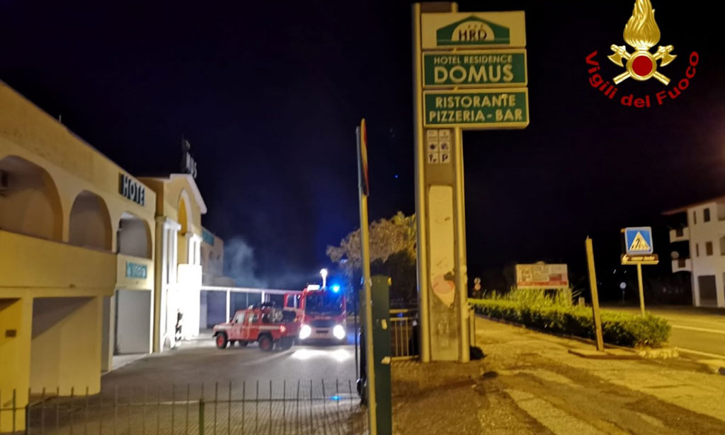 Fiamme in hotel residence nel cosentino, nessun ferito 