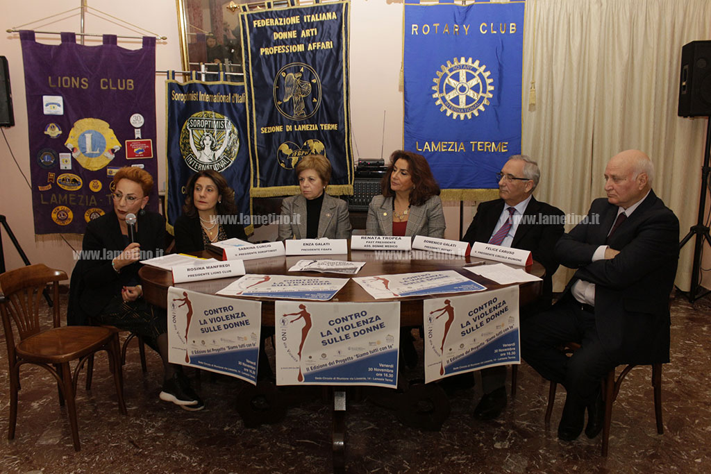 Lamezia, "Siamo tutti con te": Fidapa e Associazioni insieme contro violenza sulle donne