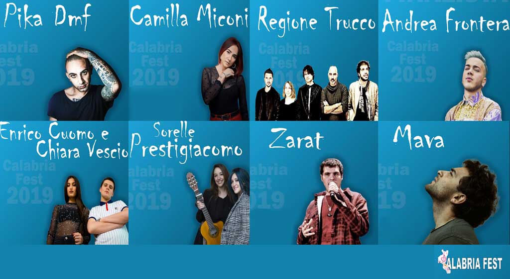 Calabria fest a Lamezia, ecco gli otto finalisti che saliranno sul palco dal 6 all'8 giugno