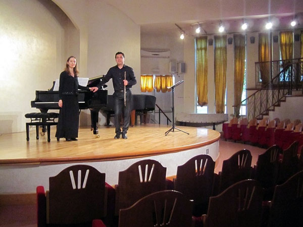 Il flautista lametino Francesco Mannis in concerto in Medio Oriente