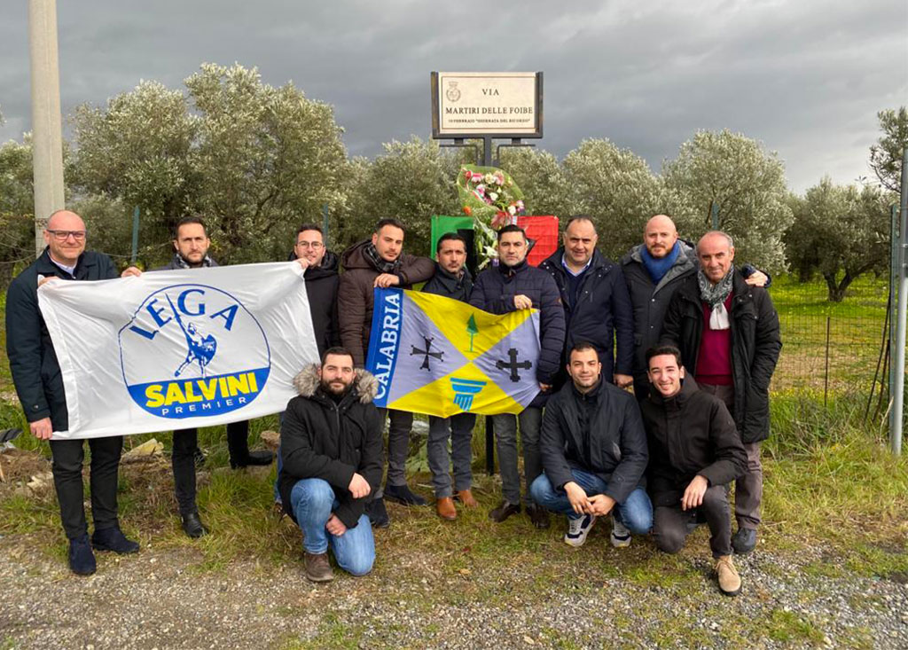  Lamezia, la Lega commemora i Martiri delle Foibe