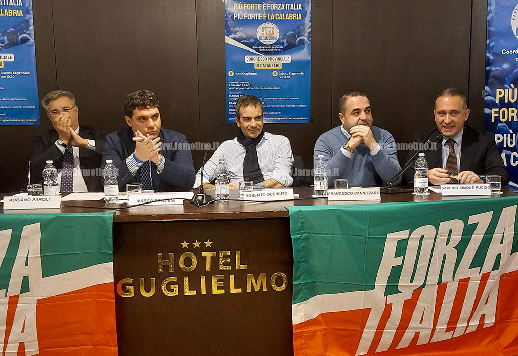 Forza Italia, coordinamento provinciale e delegati nazionali - Nomi