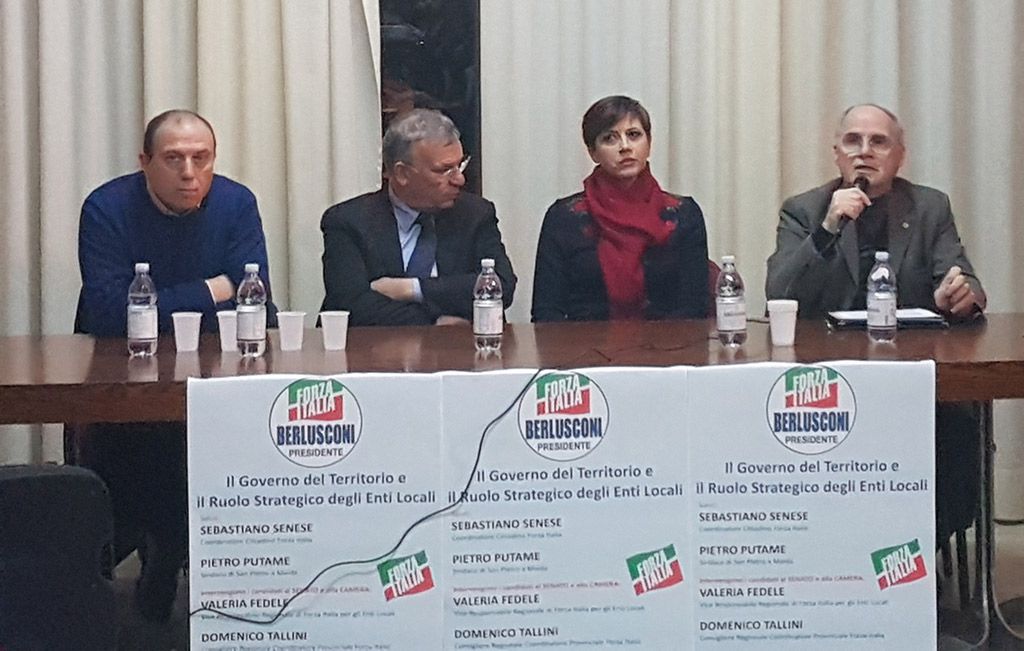 Politiche, incontro con i candidati FI Tallini e Fedele a San Pietro a Maida