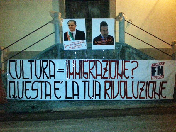 Lamezia: ex Teatro Russo, blitz nella notte di Forza Nuova