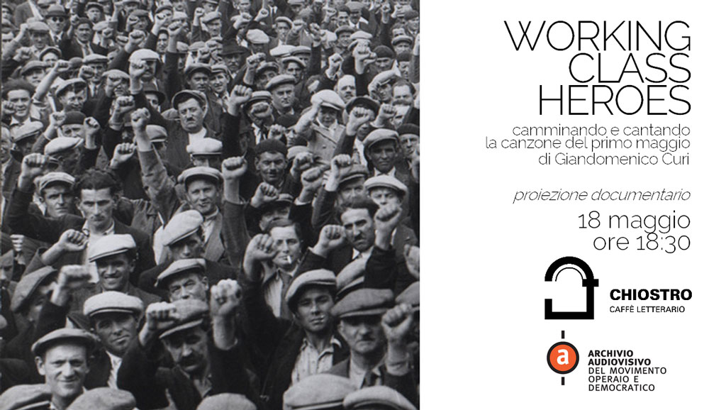 Lamezia, il 18 maggio replica proiezione Working Class Heroes al Chiostro Caffè Letterario