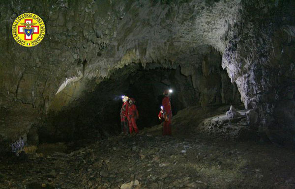 Videoconferenza Soccorso alpino in diretta dalla grotta dell'Abisso del Bifurto, prima volta in Italia 