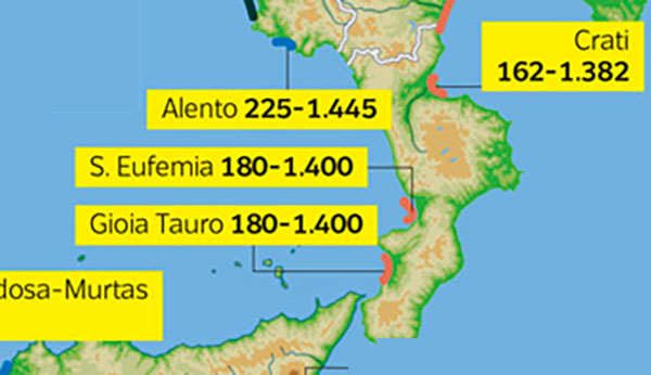Allarme dei geomorfologi: nel 2100 Sant'Eufemia e Gioia Tauro rischiano di essere sommerse dall'acqua
