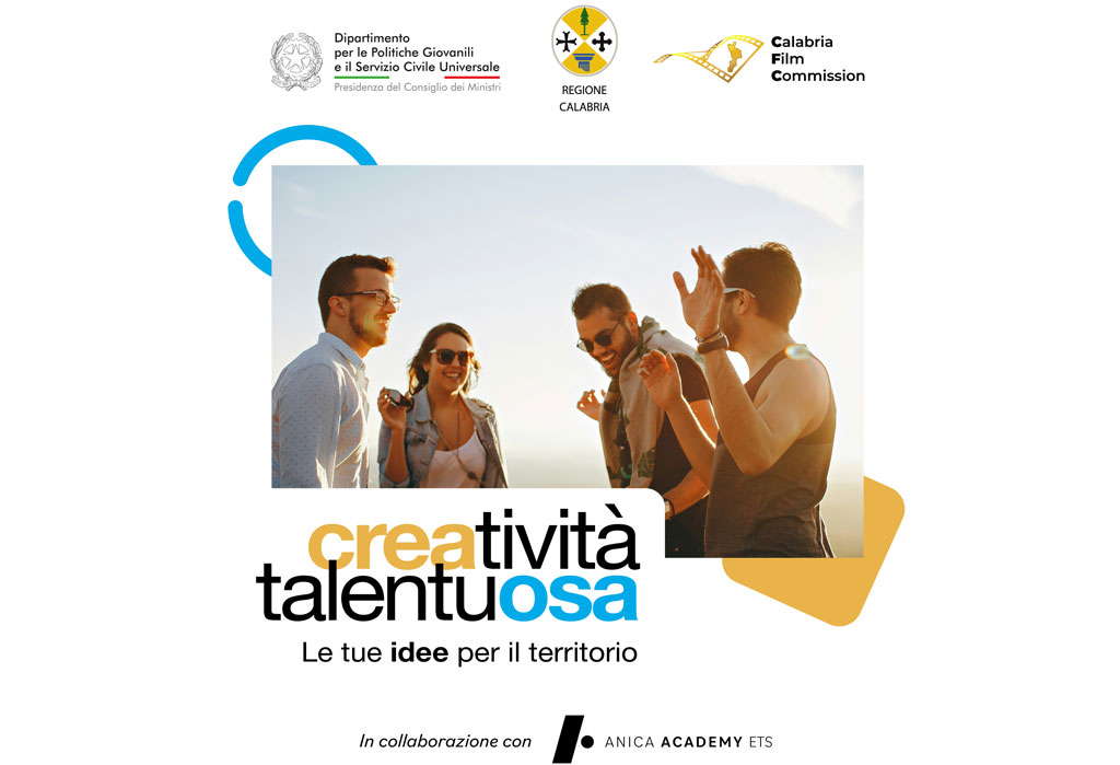 Al via progetto “Creatività talentuosa”: concorso di idee per giovani calabresi tra i 18 e 34 anni 