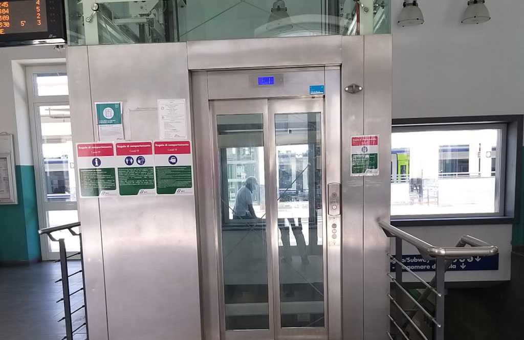 Rfi: tre nuovi ascensori nella stazione di Paola per migliorare l'accessibilità