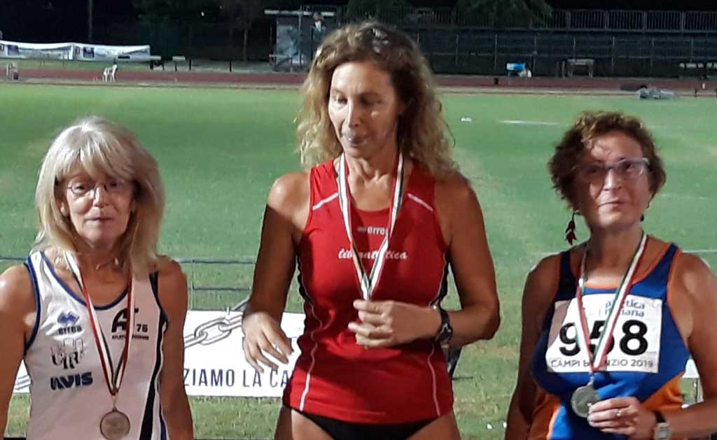 Campionati italiani Master a Firenze: medaglia di bronzo per atleta lametina Saveria Sesto