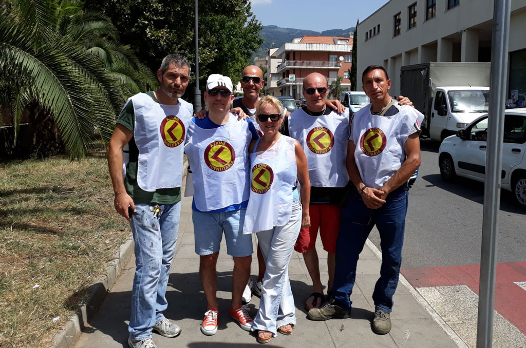 Lamezia, Azione Identitaria riqualifica area verde in piazza Botticelli