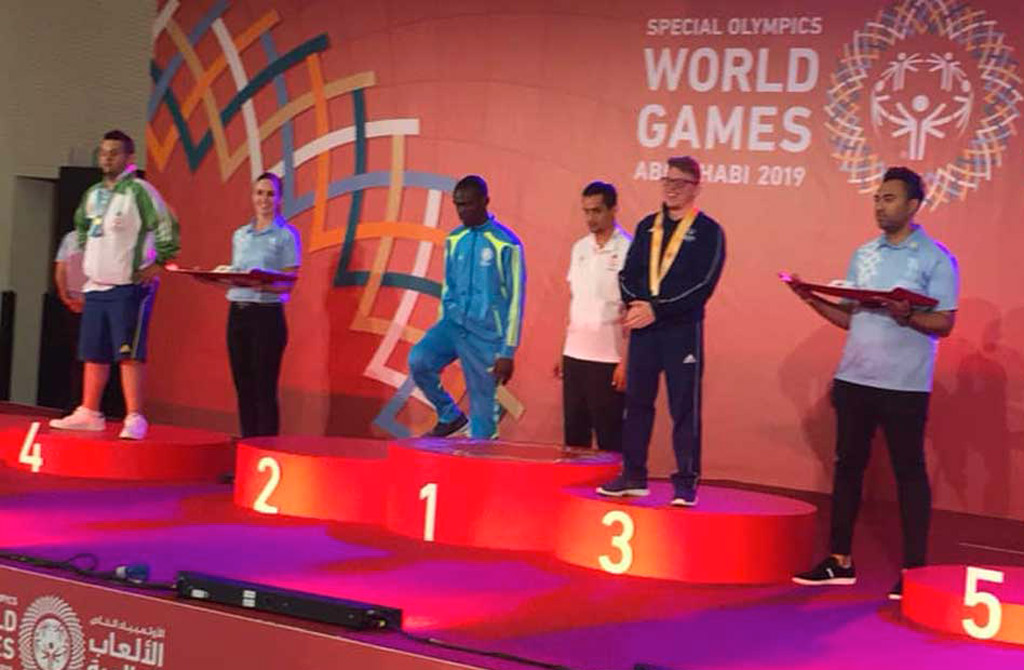Lamezia, medaglia di bronzo per Cristian Macrì ai mondiali Special Olympics 2019