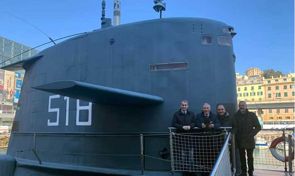 Un museo del mare dentro un sommergibile, primi contatti fra Catanzaro e Genova