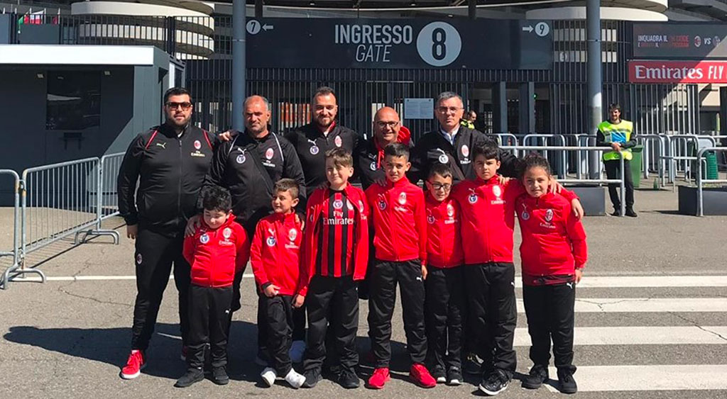 Lamezia, ragazzi dell’Adelaide a Milano in visita al museo di Casa Milan e a San Siro