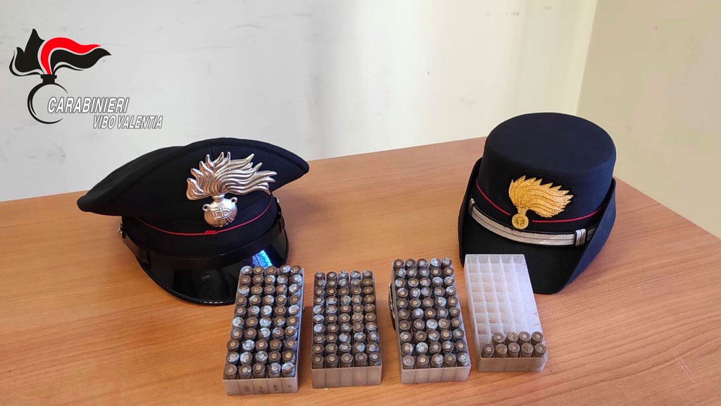 Esplosivo e munizioni sequestrati dai carabinieri nel Vibonese - VIDEO