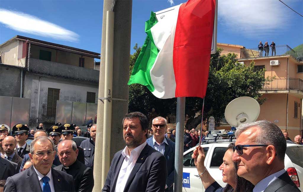 Salvini a Platì: "In Calabria c'è fame di lavoro e la 'ndrangheta cresce"