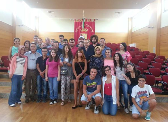 Lamezia: I ragazzi dello scambio culturale Turchia Italia in visita dal Sindaco