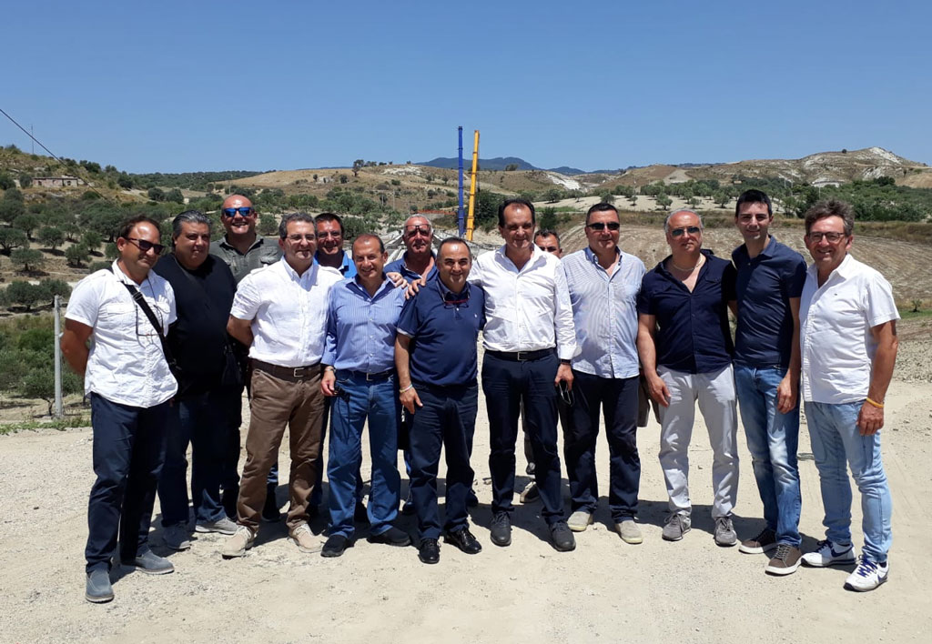 Verso il completamento viadotto strada provinciale tra Guardavalle e Guardavalle scalo
