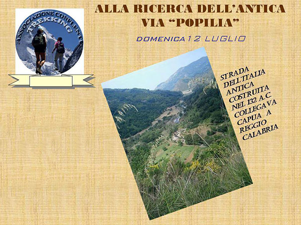 Conflenti Trekking, il 12 nuova avventura alla ricerca dell’antica via Popilia