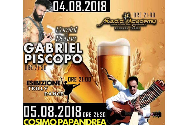 Musica e divertimento nel weekend a Nocera Terinese con la "Festa Della Birra"