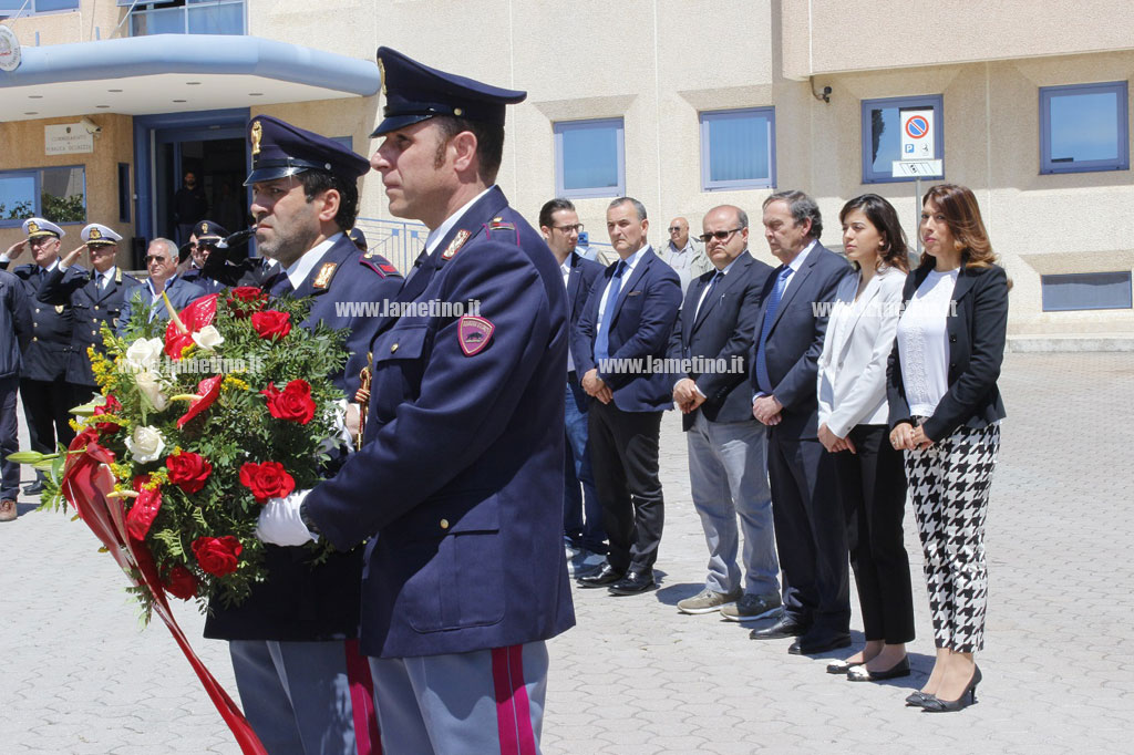 Lamezia, le celebrazioni al Commissariato per il 21esimo anniversario dalla morte del vice sov. Pietro Caligiuri