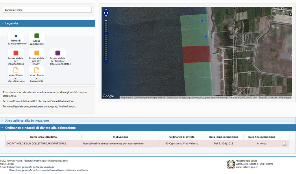 Lamezia, geologo Pileggi su dati balneazione