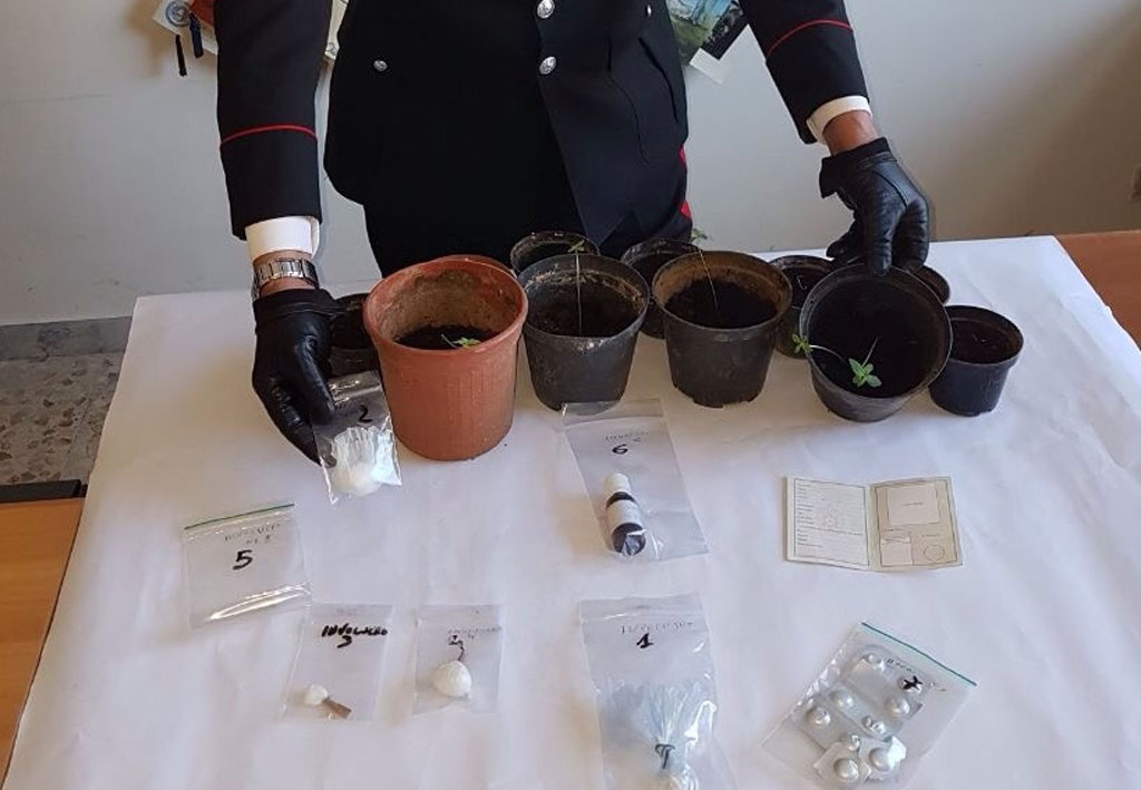 Droga nascosta sotto la legna, arrestato 32enne a Centrache