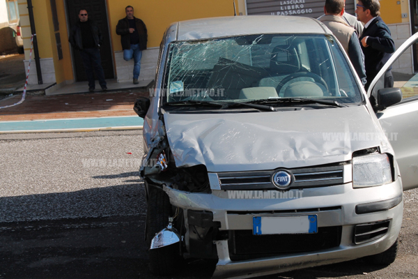 Lamezia: incidente in via De Sensi, un ferito