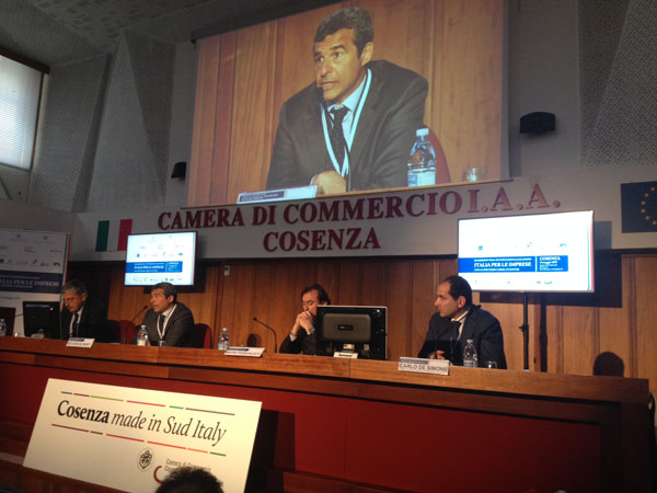 Tenuto roadshow “Italia per le Imprese, con le Pmi verso i mercati esteri” a Cosenza