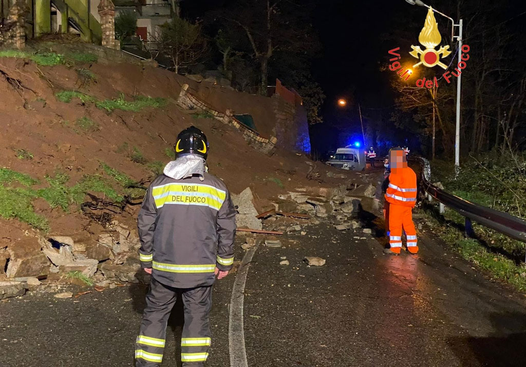 Frane a Nocera Terinese e Coreca, chiuse al traffico Sp 163 e Ss18