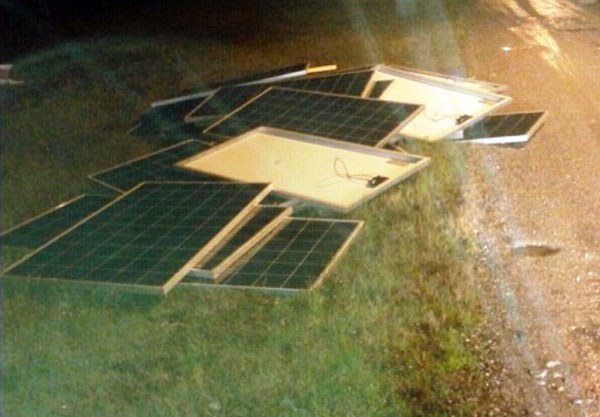 Lamezia, sventato furto di pannelli fotovoltaici in località Trigna