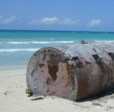 Ambiente, Wwf denuncia presenza fusto rifiuti su spiaggia Longobardi