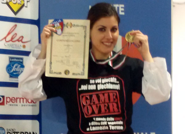 Karate: Martina Di Cello campionessa italiana 2016