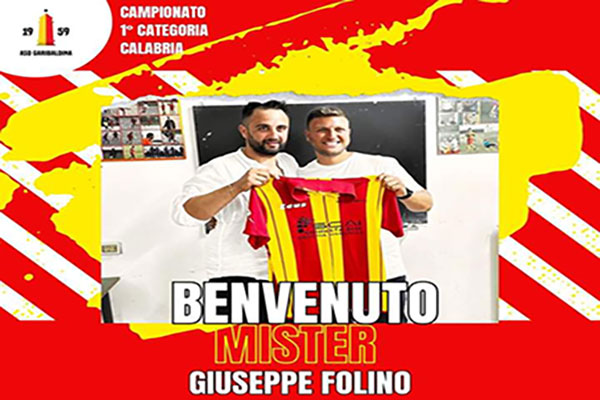 Prima Categoria, Garibaldina ufficializza il nuovo allenatore Giuseppe Folino