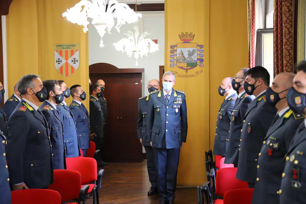 Visita del comandante interregionale dell’Italia sud-occidentale della guardia di finanza in Calabria