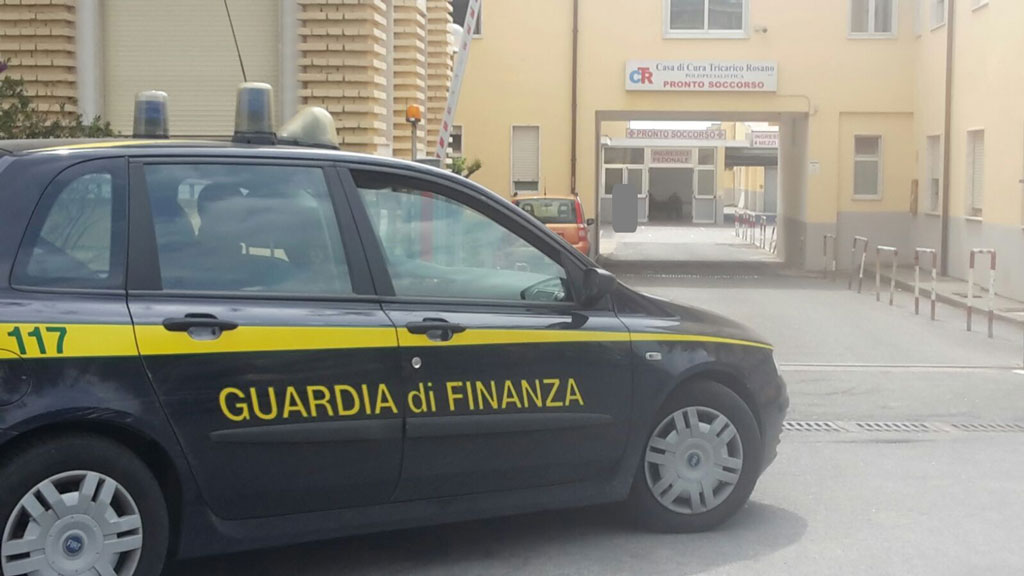 Tasse non pagate, sequestrati beni per 5 milioni a Casa di cura a Belvedere Marittimo