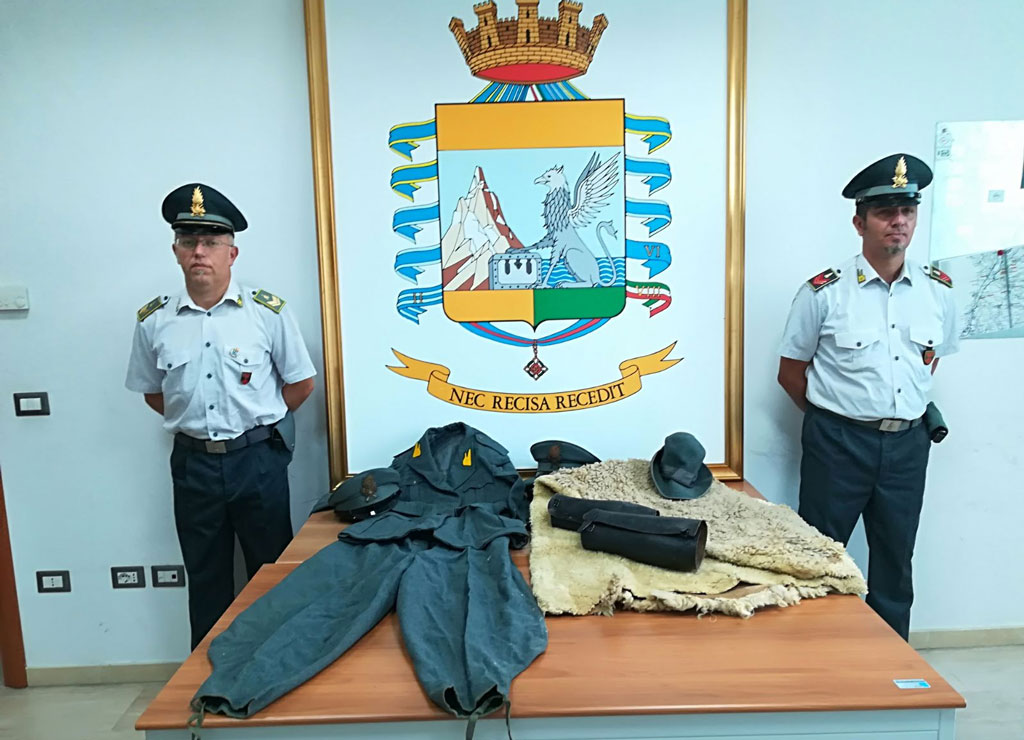 GdF, consegnati al museo storico del corpo effetti personali eroe guerra