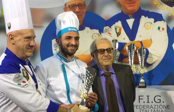 Riconoscimento a Bari per il lametino Castaldo con il suo gelato al cioccolato aromatizzato