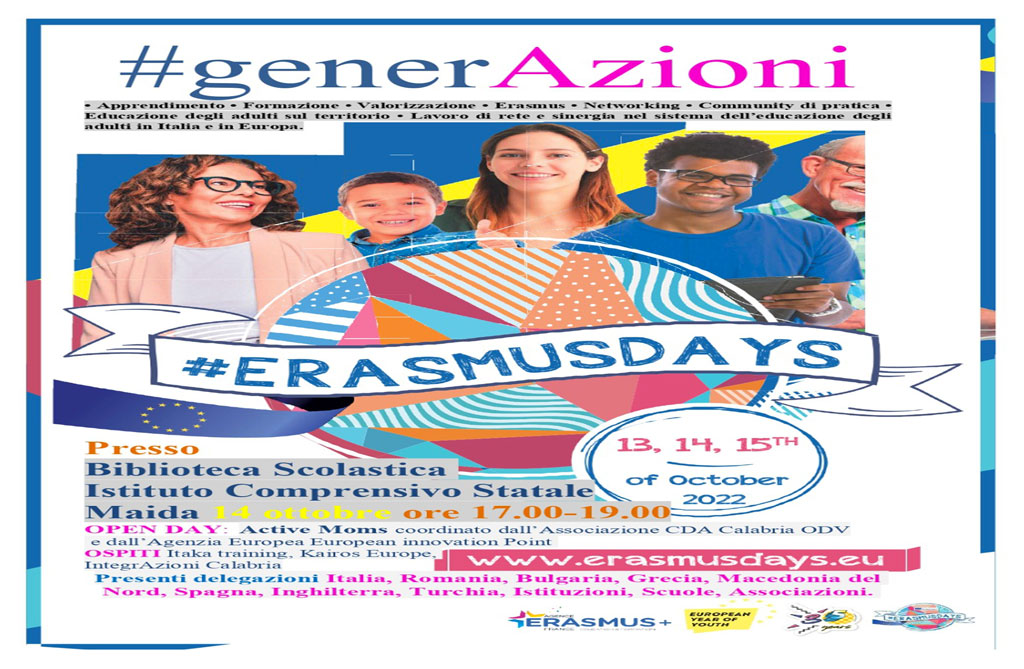Erasmus Day a Maida il 14 ottobre