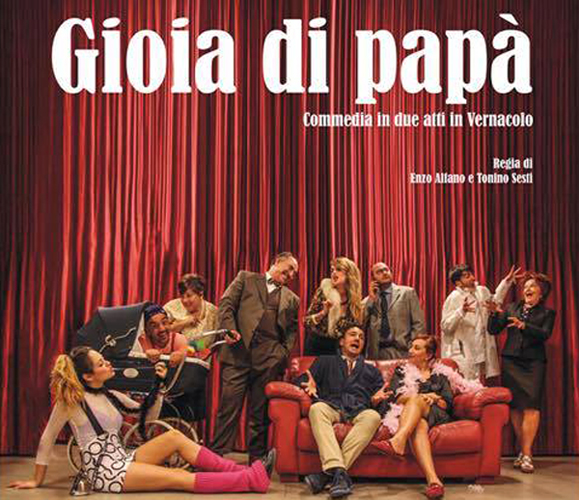 Lamezia: Vacantiandu, commedia “Gioia di papà” in scena al teatro Grandinetti 
