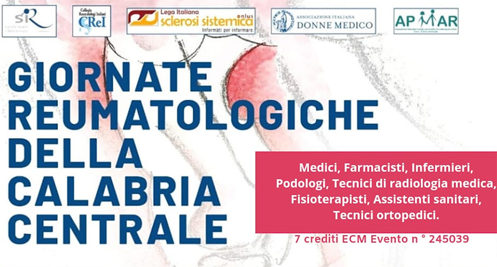 “Giornate reumatologiche della Calabria centrale” dal 25 gennaio a Catanzaro 